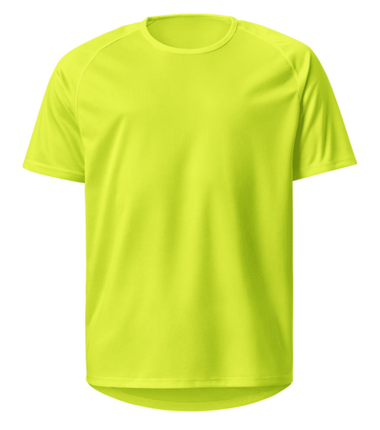 Trikot Vorderseite in Neon Gelb