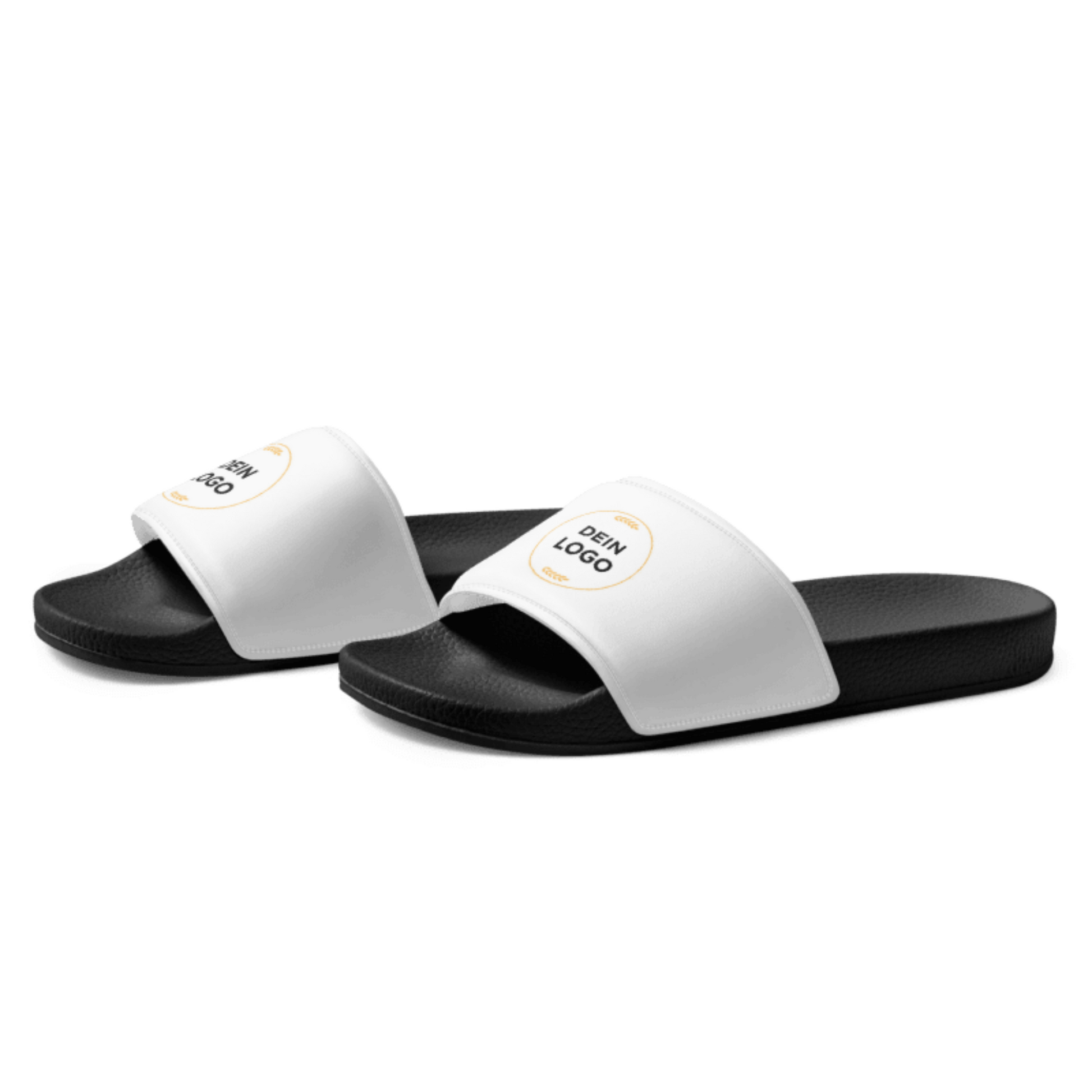 Adiletten (schwarz) mit Logo bedruckbar