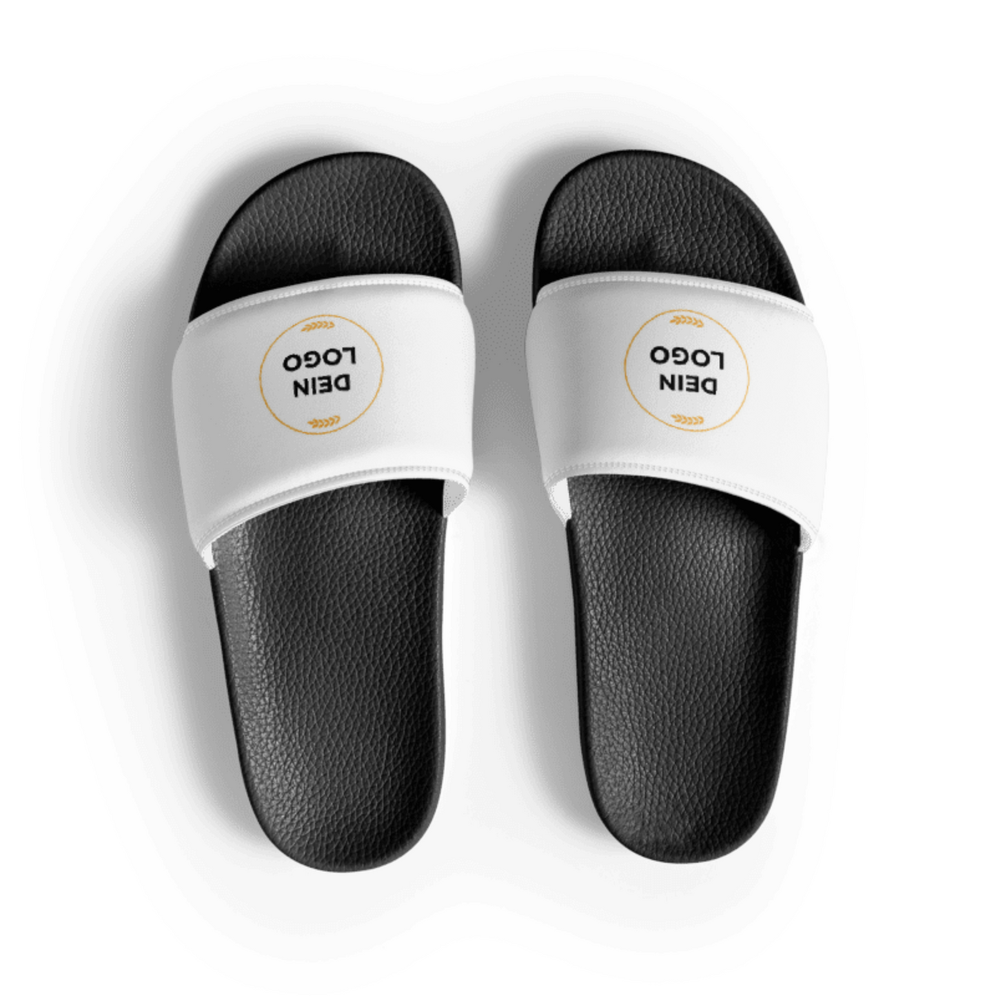 Adiletten (schwarz) mit Logo bedruckbar