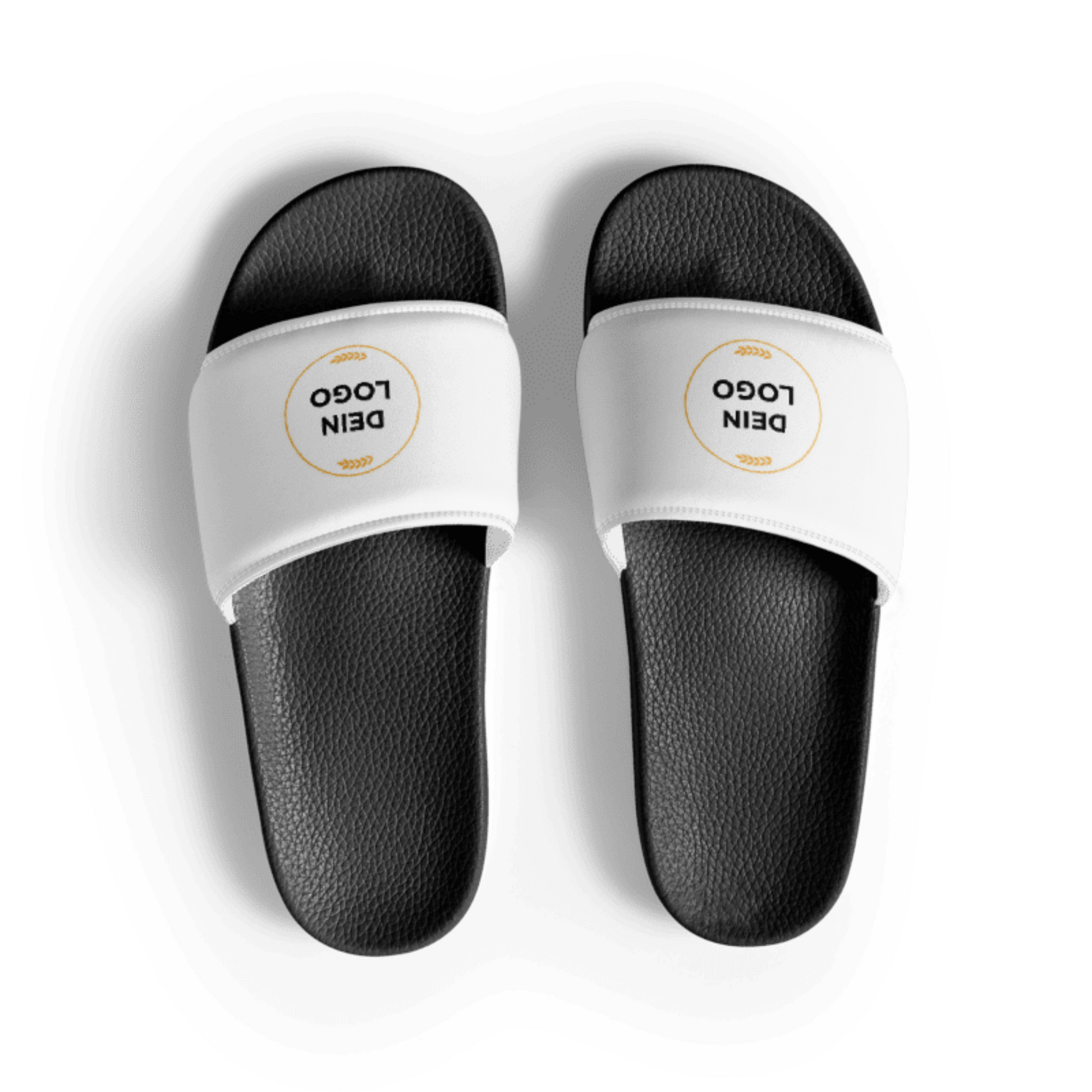 Adiletten (schwarz) mit Logo bedruckbar
