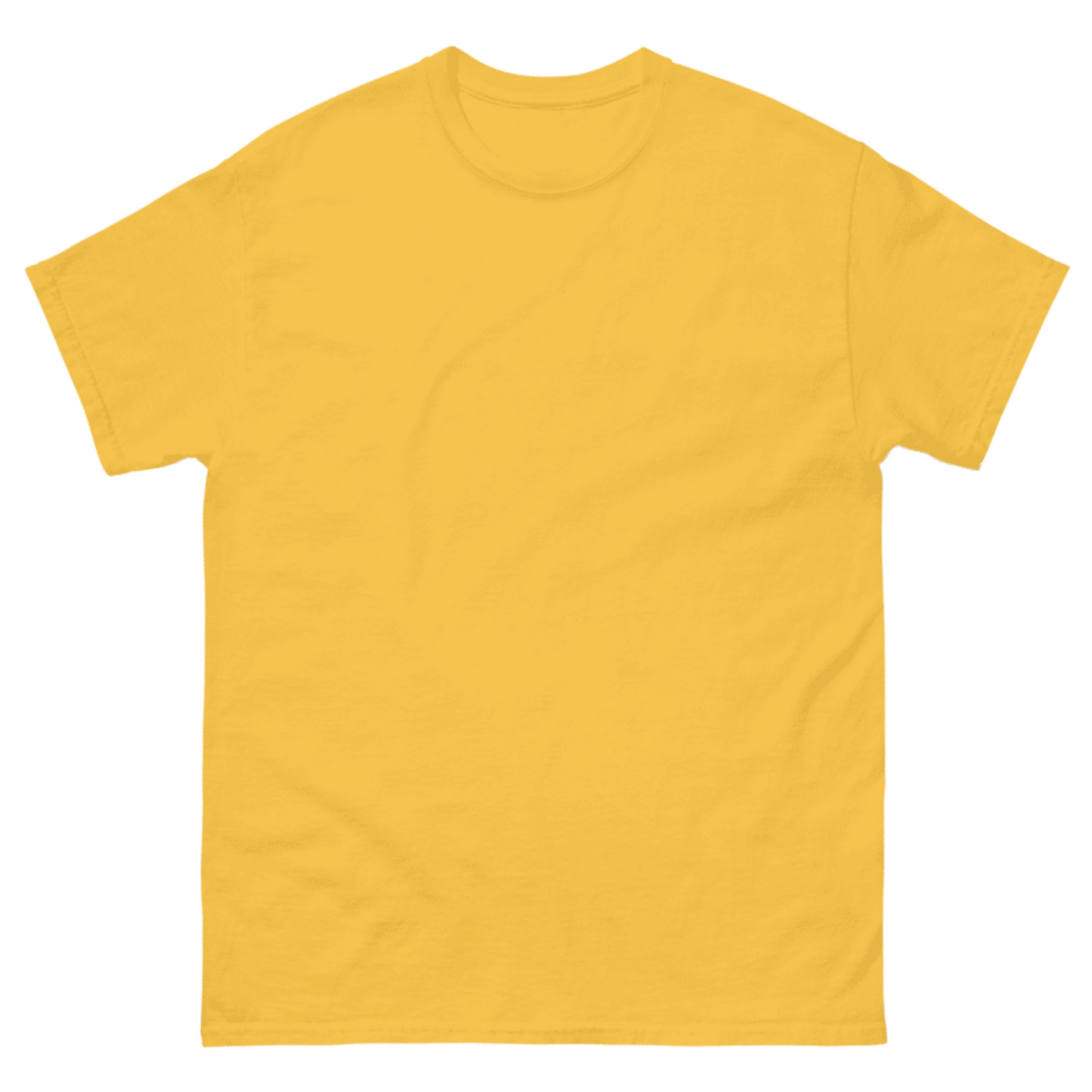 Brasilien Sauf T-Shirt Vorderseite in Gelb – ohne Flagge