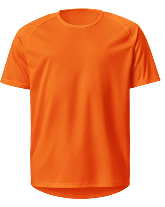 Team-Trikot Vorderseite in Neon Orange